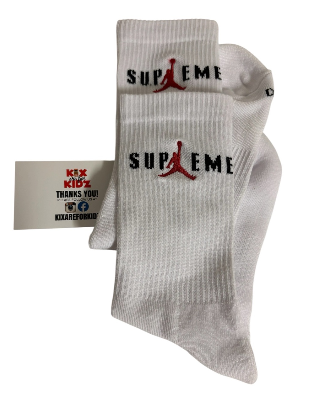 Supreme x Jordan Crew Socks